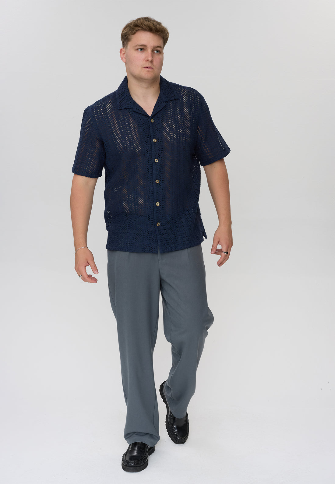 DXNMXRK. DXFouad Shirt navy